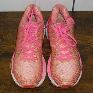Asics Neon Orange & Pink Gel Nimbus 18 Women's Running Shoes